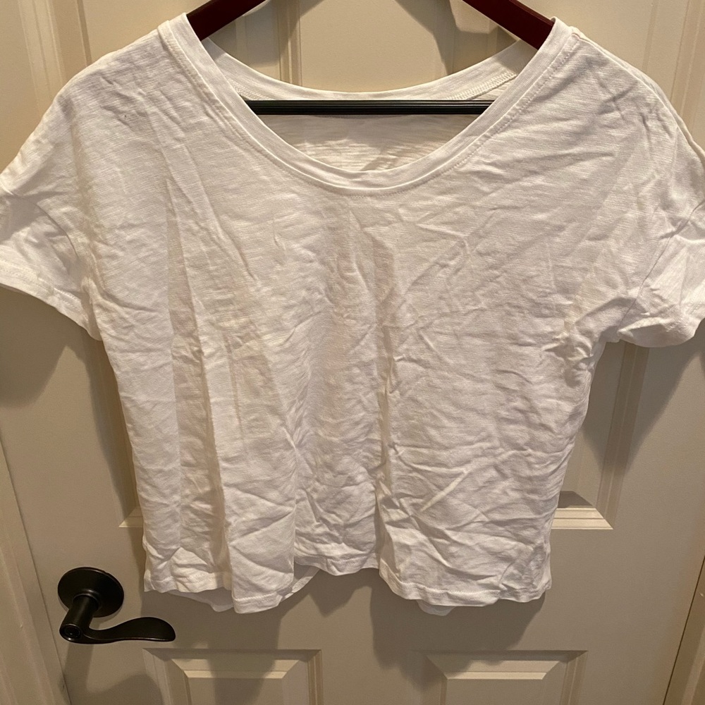 Open back crop top